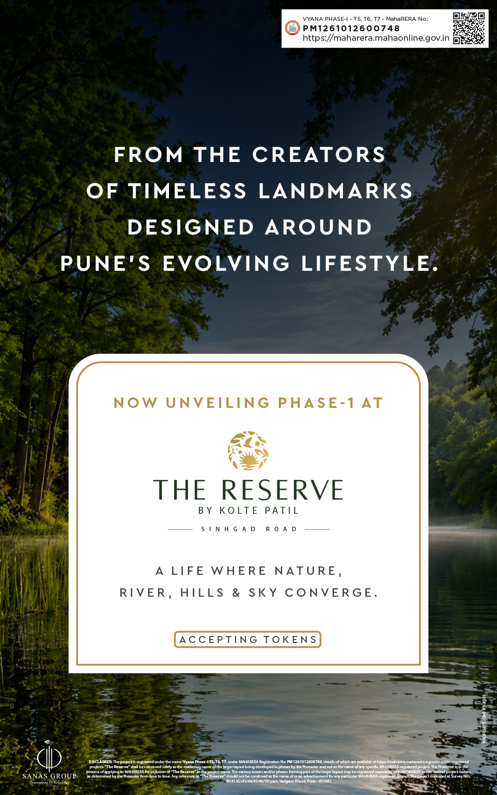The Reserve by Kolte Patil — Sinhgad Road, Pune — facade view